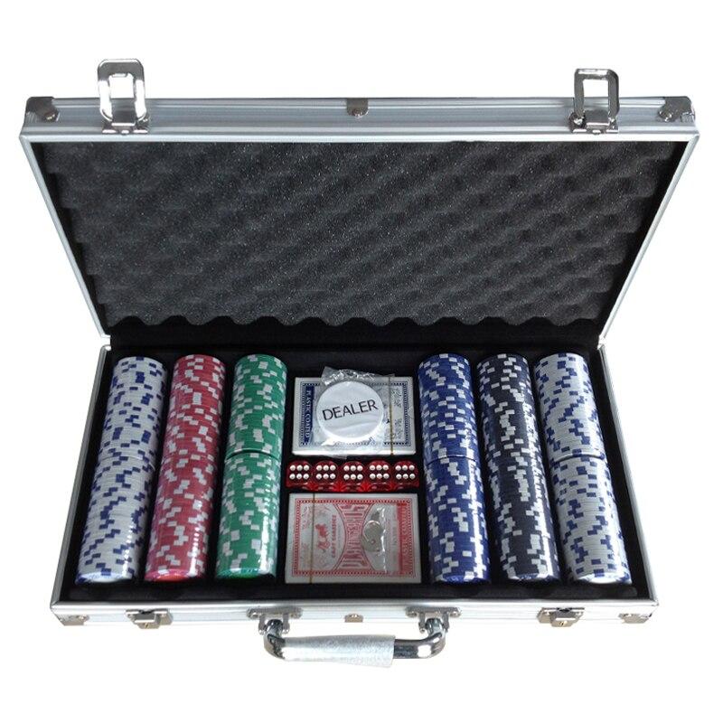 Malette poker 300 jetons - avec insert métallique