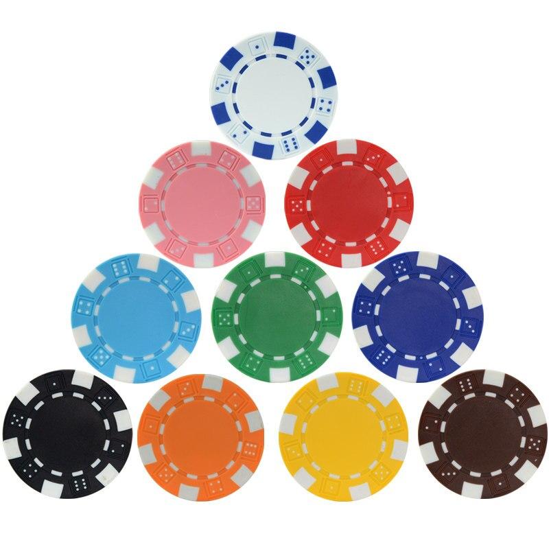 Jetons de poker DICE - ABS avec insert métallique