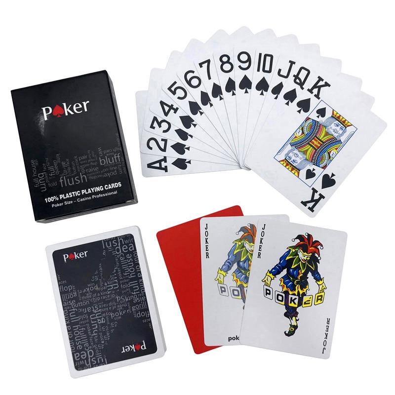 Jeux de Cartes, Étanches en Carte Poker Plastique, Playing Cards