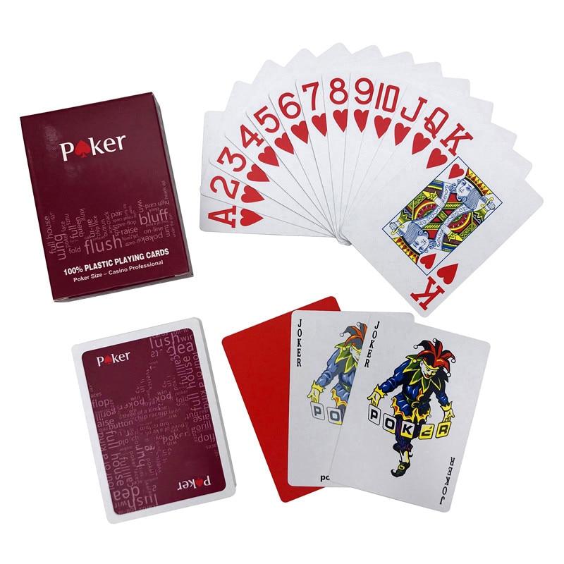Acheter ICI un lot de 2 jeux cartes poker résistants à l'eau