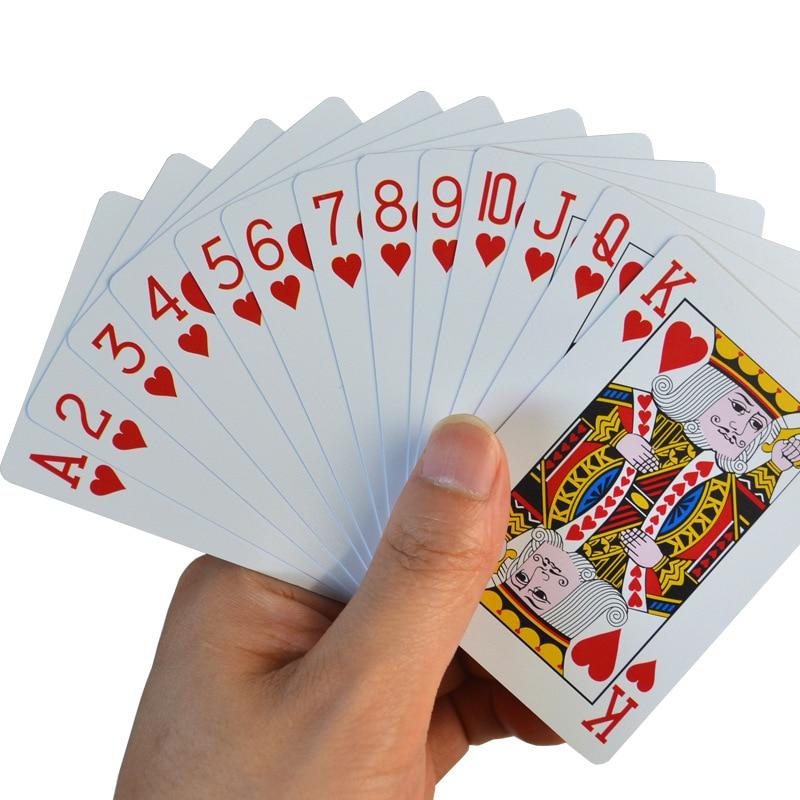 LM$ Cartes de Poker en Plastique avec Carte de Coupe Incluse - [2 x] Jeux  de 54