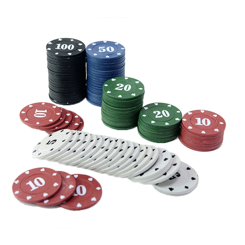Présentation des jetons de poker plastiques pour débutant.