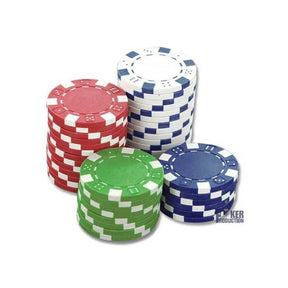 Les jetons de poker DICE, que l'on retrouve dans la mallette de poker 500 jetons DICE